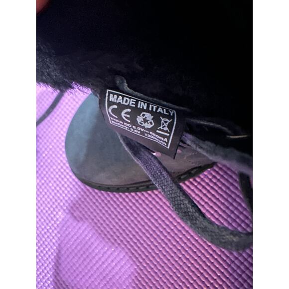 Jimmy Choo Leather Boots Sz 7 Lamb Shearling Fur Pom Pom Made in Italy NEW shoes - Picture 6 of 12